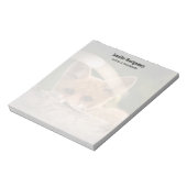 Foto van een Cute Little Oranje Fox Notitieblok (Linkerzijde)