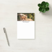 Foto van een Cute Little Oranje Fox Post-it® Notes (Kantoor)