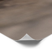 Foto van een Cute Little Oranje Fox Poster (Hoek)