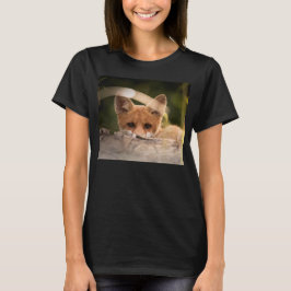 Foto van een Cute Little Oranje Fox T-shirt