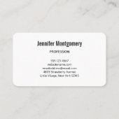 Foto van een Cute Little Oranje Fox Visitekaartje (Achterkant)