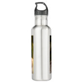 Foto van een Cute Little Oranje Fox Waterfles (Achterkant)