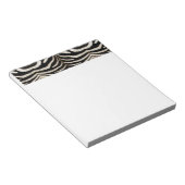 Foto van een echte Zebra-ingang Notitieblok (Schuin)
