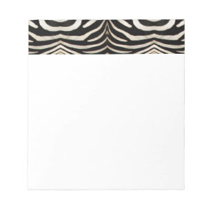 Foto van een echte Zebra-ingang Notitieblok