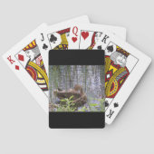 Foto van een eend pokerkaarten (Achterkant)