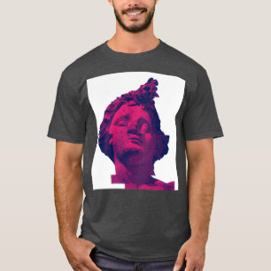 foto van een gebroken beeld t-shirt