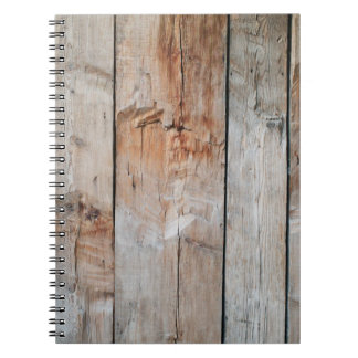 Foto van een houten paneel sluiten notitieboek