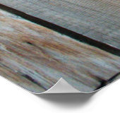 Foto van een houten paneel sluiten poster (Hoek)