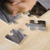 Foto van een juffrouw Hongaarse Vizsla Dog Puppy Legpuzzel (Zijkant)