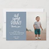 Foto van een Konijn Bedankkaart (Voorkant)