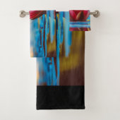  foto van een Lotus Flower in een Pond Bad Handdoek (Insitu)