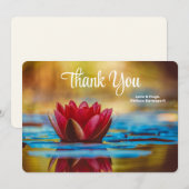  foto van een Lotus Flower in een Pond Bedankkaart (Voorkant / Achterkant)