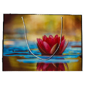  foto van een Lotus Flower in een Pond Groot Cadeauzakje (Achterkant)