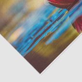  foto van een Lotus Flower in een Pond Tissuepapier (Detail)