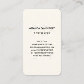 foto van een Lotus Flower in een Pond Visitekaartje (Achterkant)