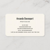 foto van een Lotus Flower in een Pond Visitekaartje (Achterkant)