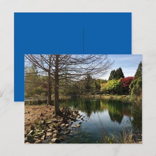 Foto van een meer briefkaart (Voorkant / Achterkant)