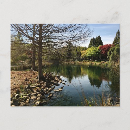 Foto van een meer briefkaart (Voorkant)