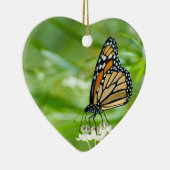 foto van een monboogvlindervormig siervormig versi keramisch ornament (Rechts)