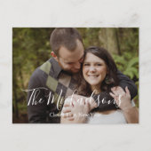 Foto van een nieuw jaar feestdagenkaart (Voorkant)