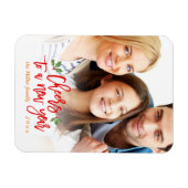 Foto van een nieuwjaarsfeestdag Kinder foto Magneet (Horizontaal)