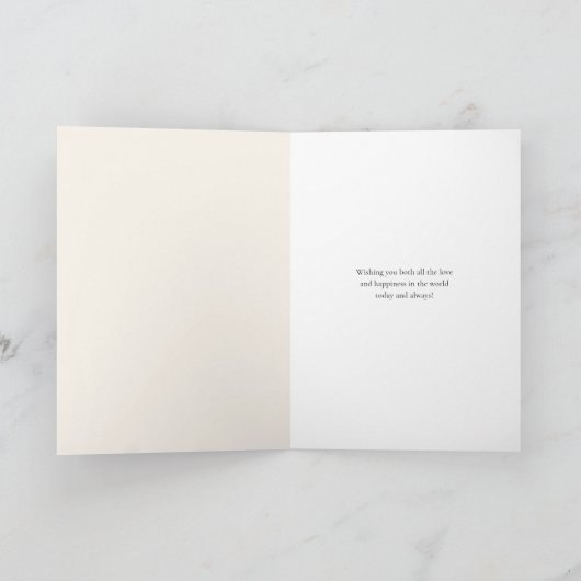  foto van een paar dat Jubileum omarmt Kaart (Binnen)