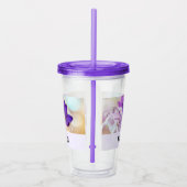 Foto van een  Paarse Lente Crocus Acryl Drinkbeker (Rechts)