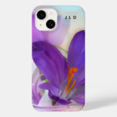 Foto van een Paarse Lente Crocus Case-Mate iPhone Case (Achterkant)