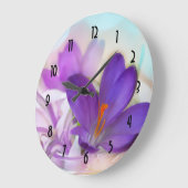 Foto van een  Paarse Lente Crocus Grote Klok (Hoek)