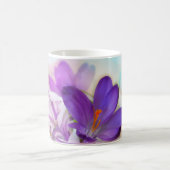 Foto van een  Paarse Lente Crocus Koffiemok (Center)