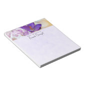 Foto van een  Paarse Lente Crocus Notitieblok (Schuin)