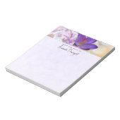 Foto van een  Paarse Lente Crocus Notitieblok (Linkerzijde)