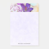 Foto van een  Paarse Lente Crocus Post-it® Notes (Voorkant)