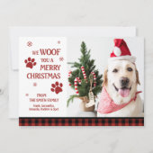 Foto van een prettige kerstfeestdag Kaart. Feestdagenkaart (Voorkant)