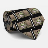 Foto van een schimmelkleurige vetkikker stropdas (Opgerold)