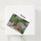 Foto van een Siberische tijger Bedankjes Labels (In situ)