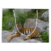 Foto van een Siberische tijger Groot Cadeauzakje (Achterkant)