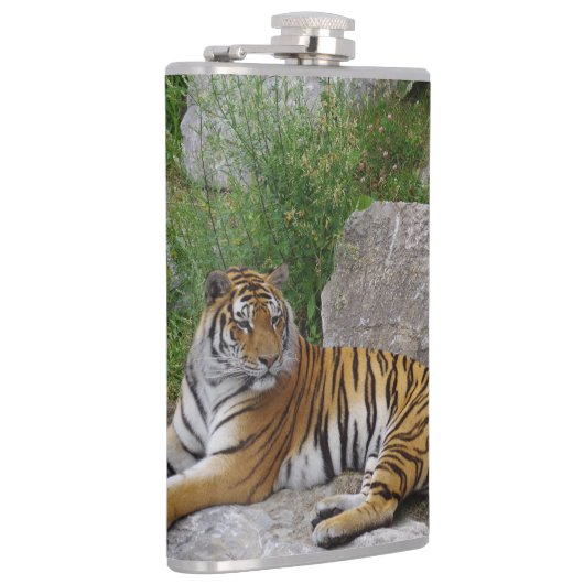 Foto van een Siberische tijger Heupfles (Rechts)