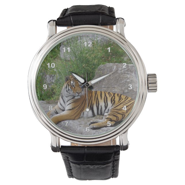 Foto van een Siberische tijger Horloge (Voorkant)