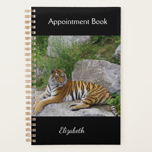 Foto van een Siberische tijger Planner (Voorkant)