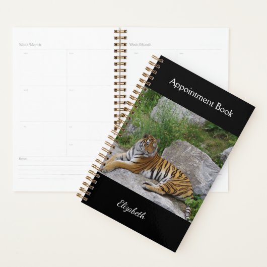 Foto van een Siberische tijger Planner (Display)