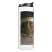 Foto van een Stomme kleine Oranje vossenstaal Thermosbeker (Gedraaid links)