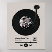 Foto van eerste dansmuziekcode poster (Voorkant)