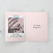 Foto van eerste Moederdag Snapshot Style Kaart (Binnen)