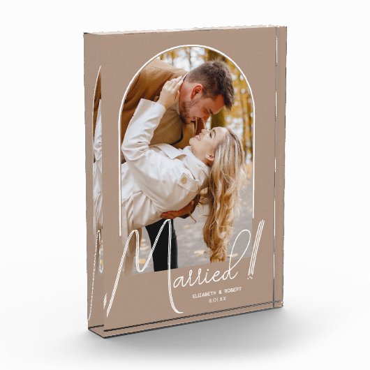 Foto van Elegant Arch Wedding Beige (Links)