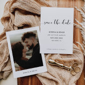 Foto van Elegant Black en White Save The Date