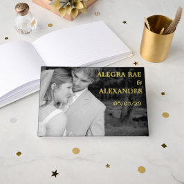 Foto van Elegant Black Wedding Gastenboek