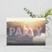 Foto van Elegant Chic Bachelorette Kaart (Staand voorkant)