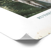 Foto van Elegant Eucalyptus Greenery Wedding Poster (Hoek)