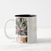 Foto van Elegant Gold Coolest Mam Ever Tweekleurige Koffiemok (Links)